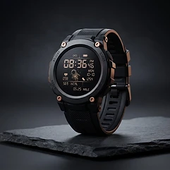 WATCH smart – Robuste Sport Smartwatch / Digitaluhr im G-Shock Look