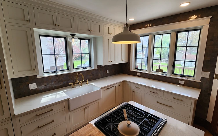 Zellige Mosaic Backsplash — luxury kitchen tile installation by Lotto Custom Tile