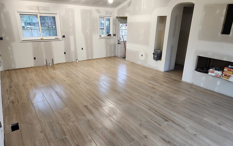 Wood-Look Plank Floor — luxury other tile installation by Lotto Custom Tile