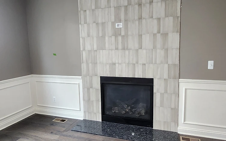 Fireplace Surround — luxury other tile installation by Lotto Custom Tile