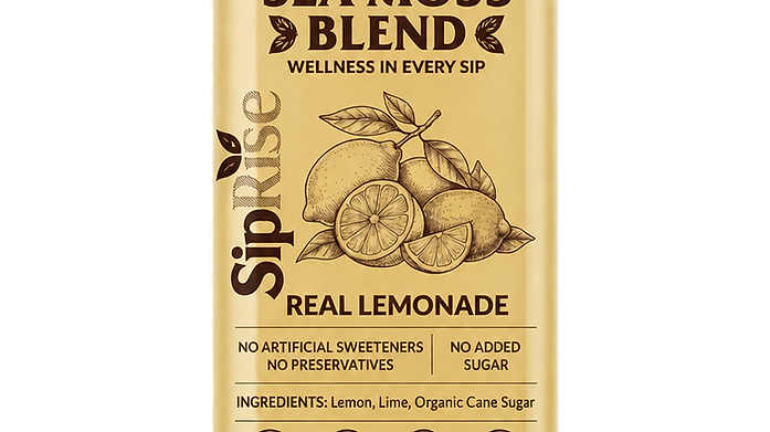 Bottle of SipRise Real Lemonade, 12 fl oz