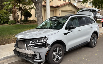 Kia Sorento · Front End before repair