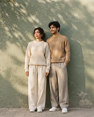 VORNÈ 24 unisex clothing — fabric and finish detail