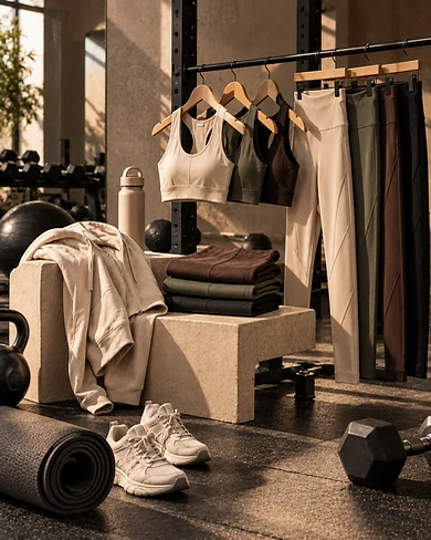 Women's activewear by VORNÈ 24 — leggings and gym tops