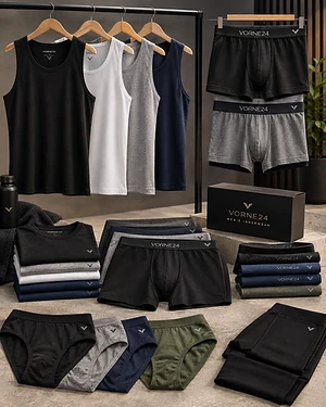 Men's innerwear essentials by VORNÈ 24