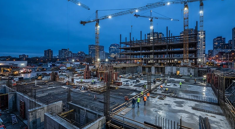 Commercial construction project