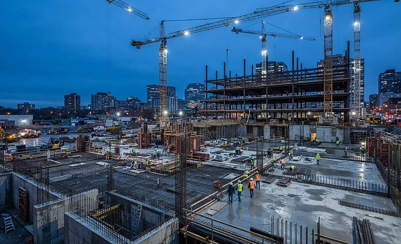 Commercial construction project