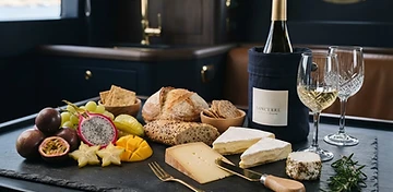 Gourmet provisioning supplies arranged elegantly