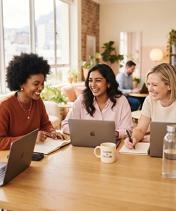 Women collaborating at work