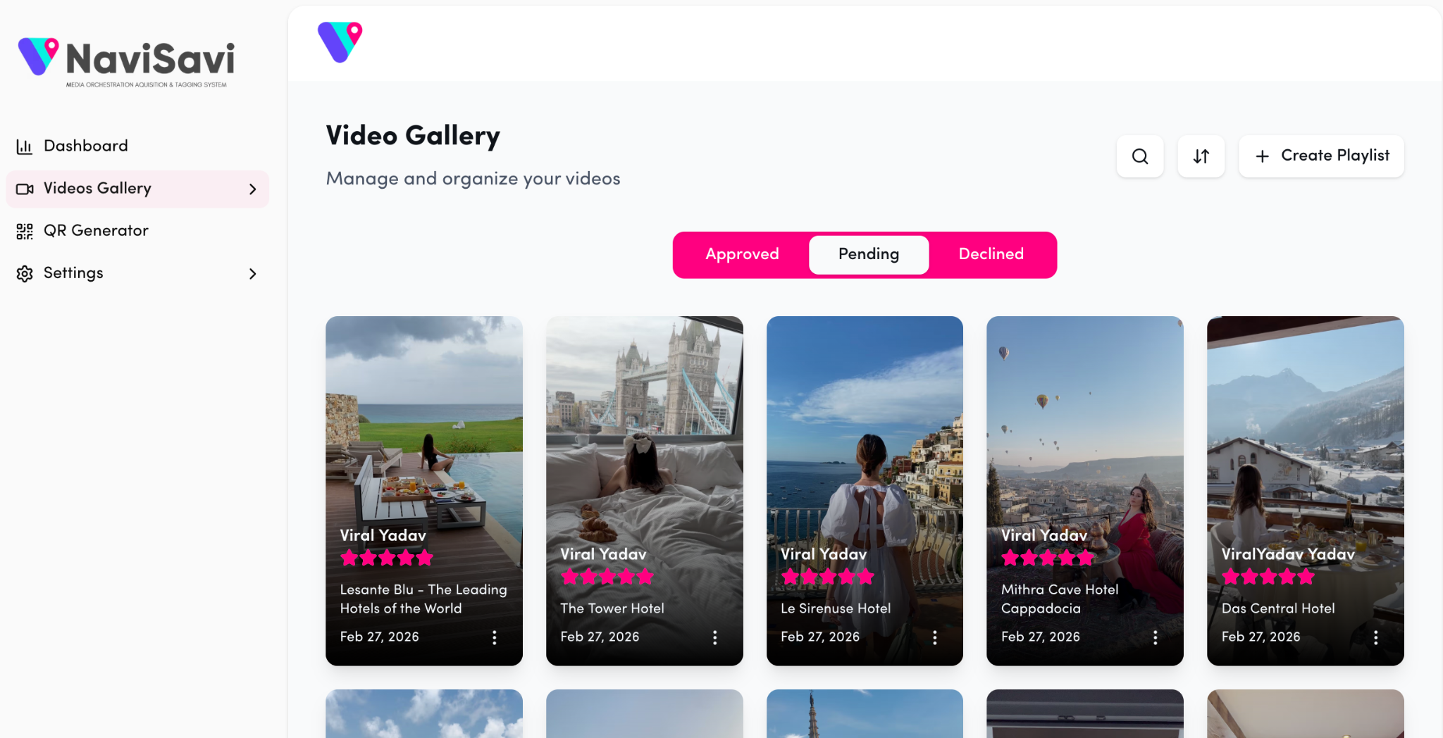NaviSavi MOATS UGC Video Hub