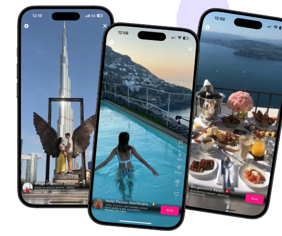 NaviSavi authentic travel video on mobile