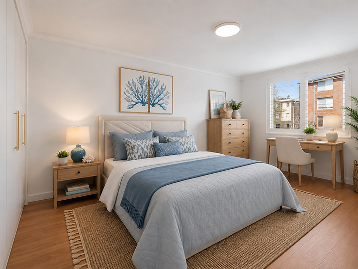 Kidman St Bedroom renovation — after