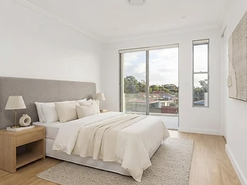Bedroom with built-in robes — new styled version