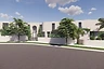NEW — Front facade with arched entry
