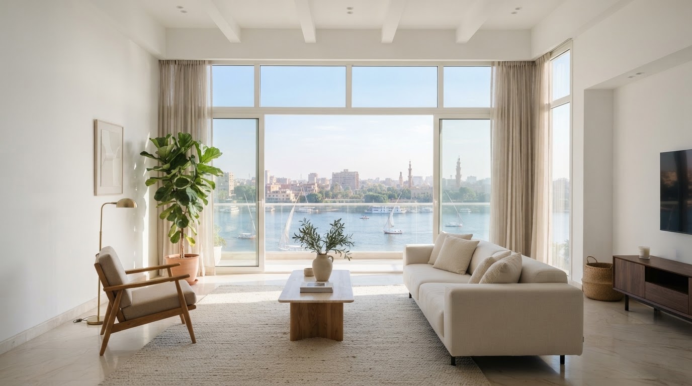 Clean modern Cairo home