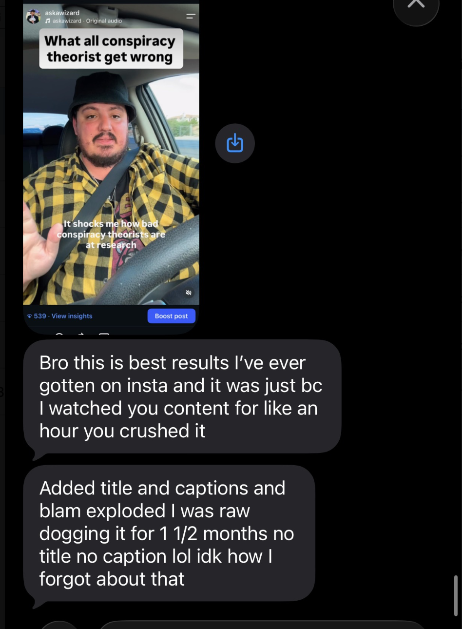 Client result