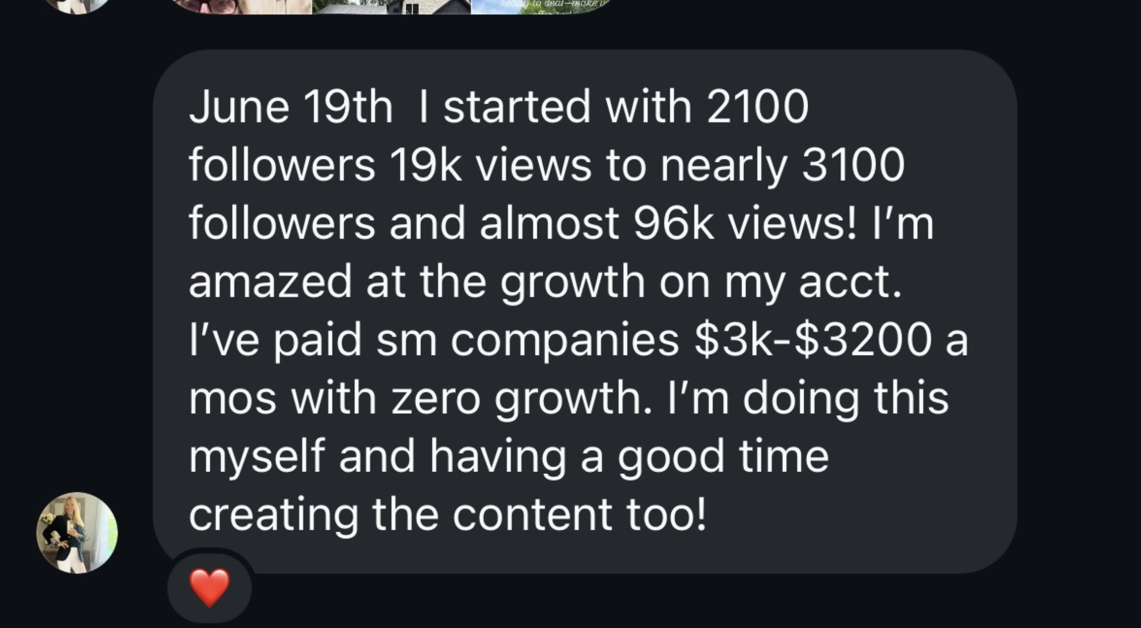 Client result