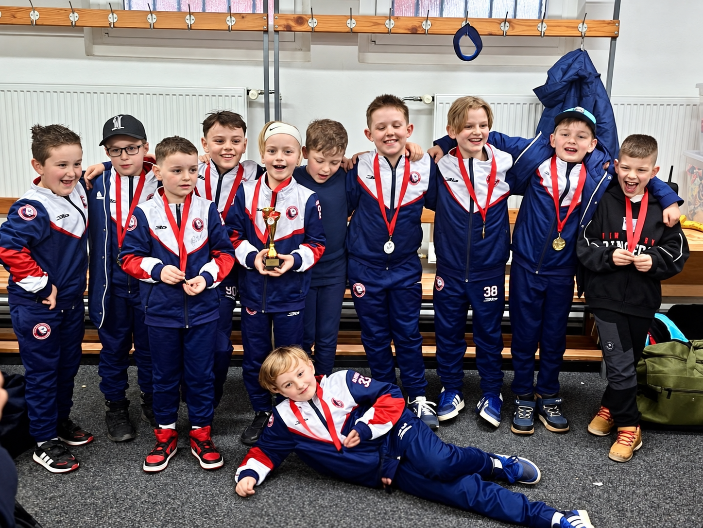 Žiaci hokejovej triedy Hokejovej akadémie Slávia Prešov