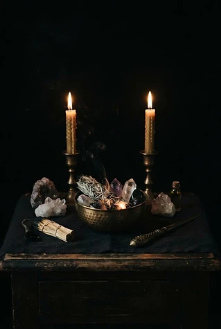 Canalizaciones mediante el arte ritual y la meditación guiada