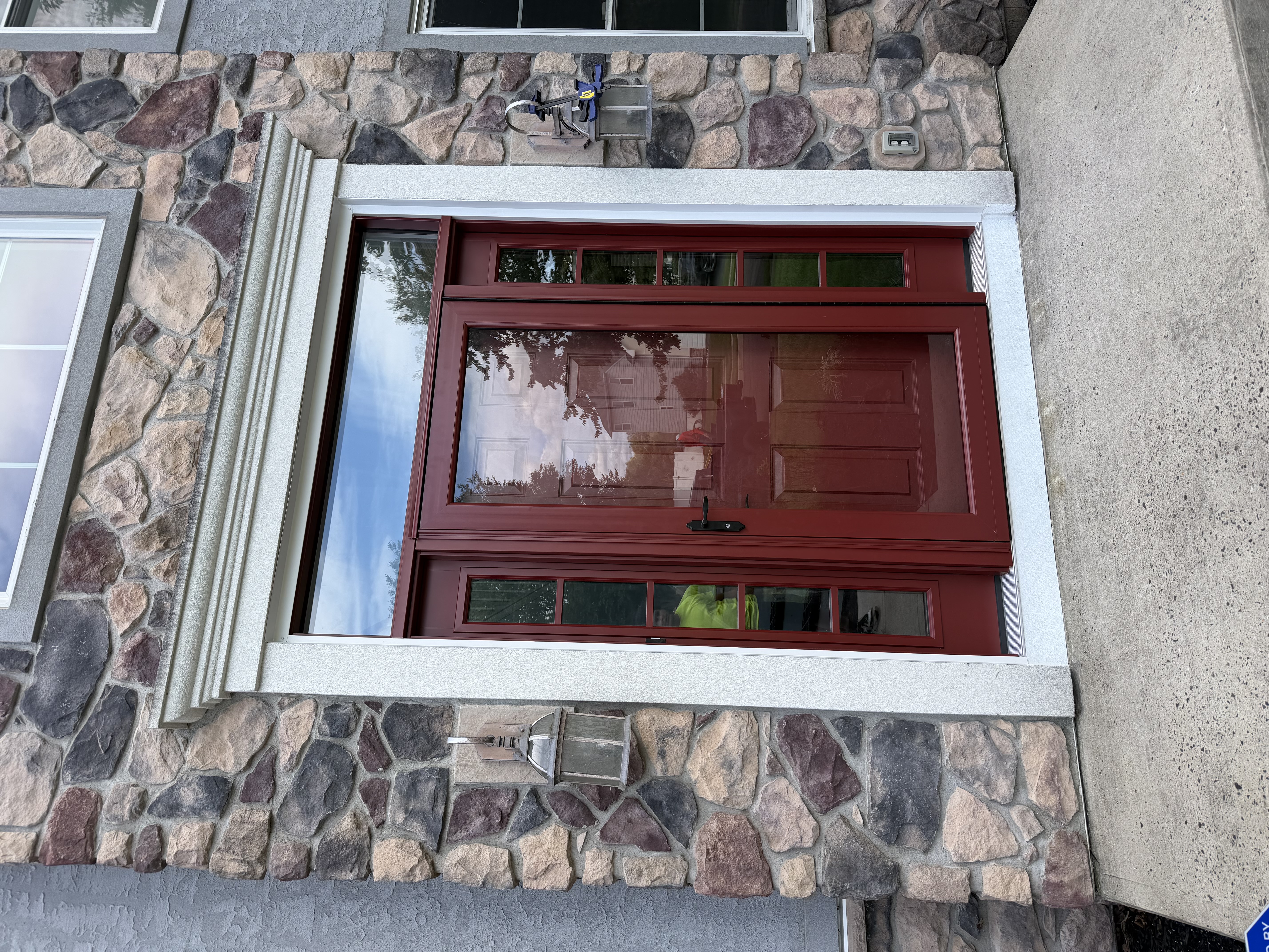 Front door with sidelight - exterior
