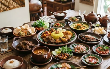 Berbagai macam makanan tradisional Indonesia
