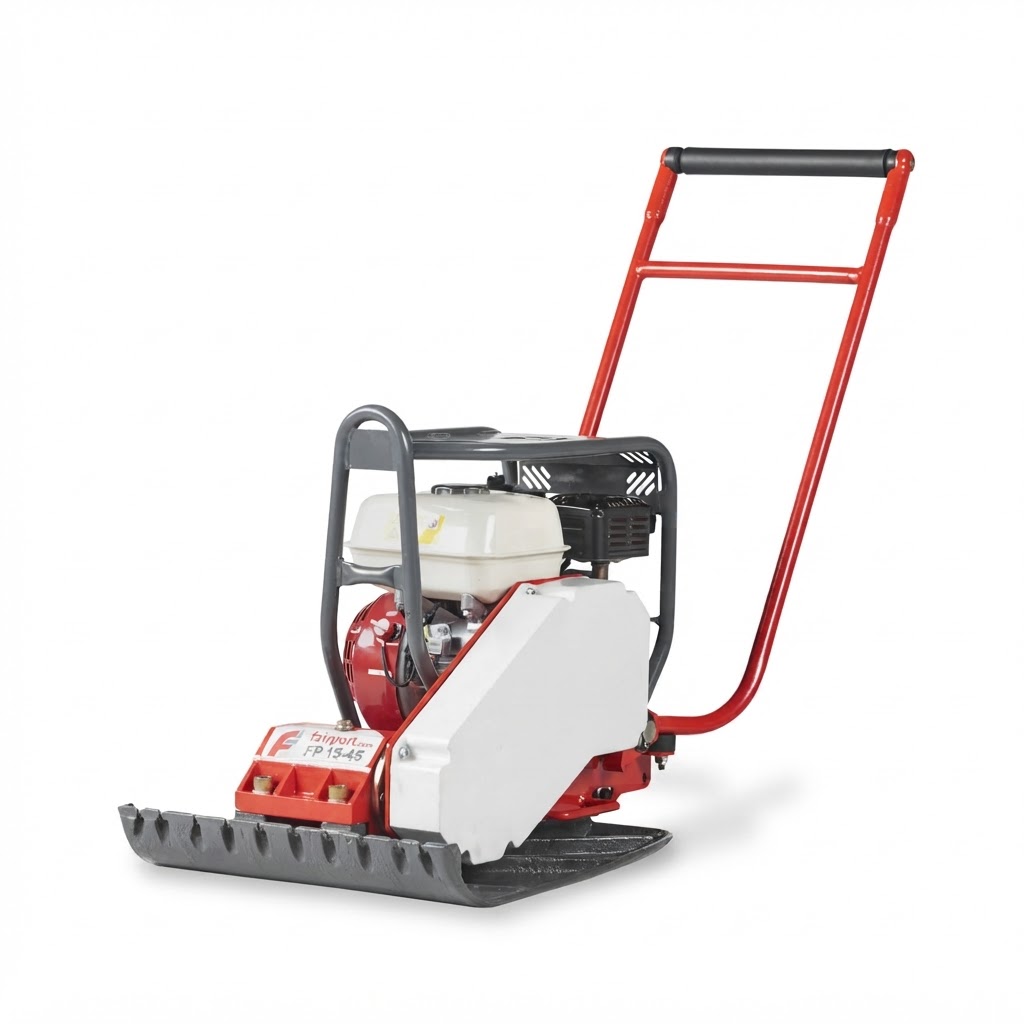 Forward plate compactor for soil and asphalt