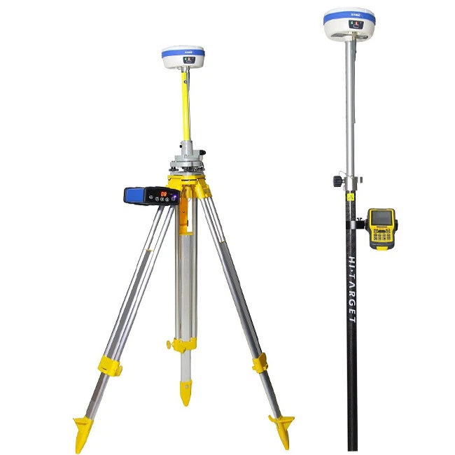 GNSS survey receiver system with tripod and controller
