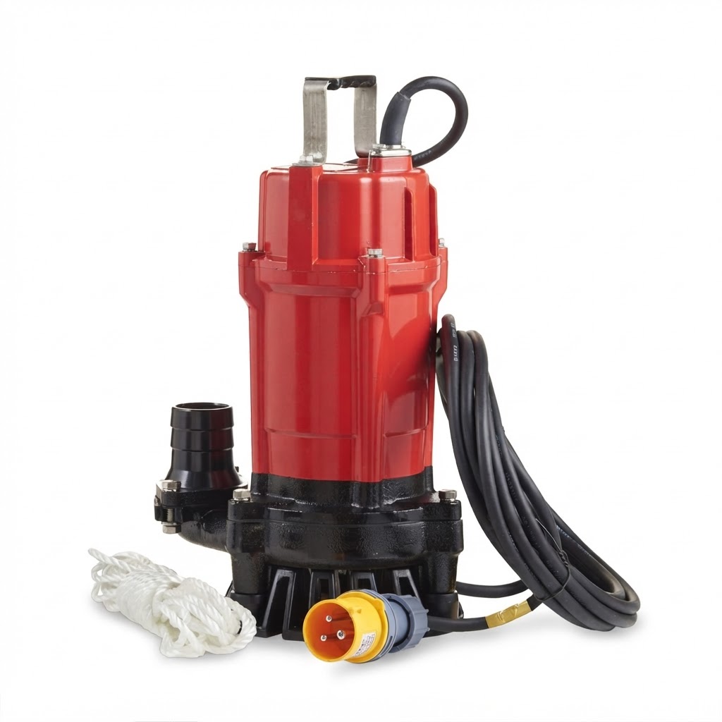 Submersible dirty water pump for construction site drainage