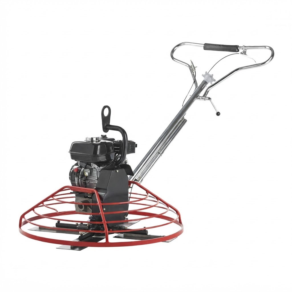 Walk behind power trowel for concrete finishing