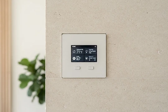 Panel de control de domótica
