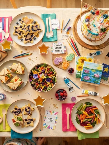 Famous Artists Theme Dinner