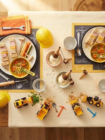 Construction Zone Theme Dinner