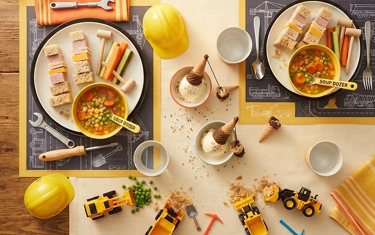 Construction Zone Theme Dinner