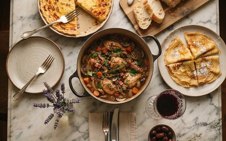 French-Themed Dinner