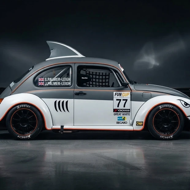 Bruce — the WSR White Shark Racing Fun Cup car