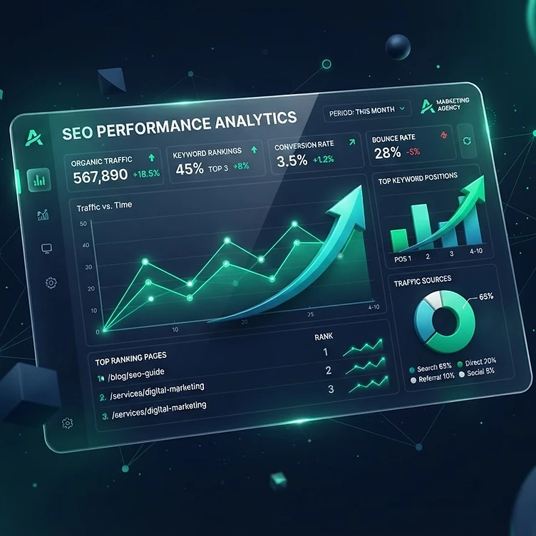 Pasadena SEO analytics dashboard