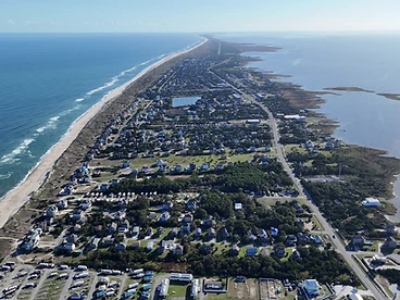 Outer Banks — Barrier Island Aerial