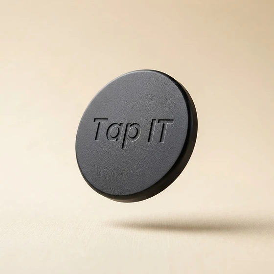 NFC-bricka — lasergraverad
