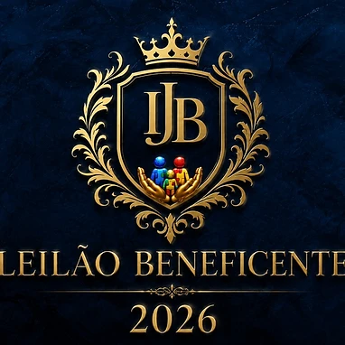 Logo do 1º Leilão Beneficente do Instituto Jordana Bombeiro 2026