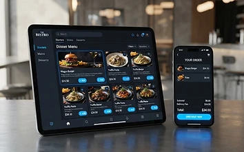 Concept design: Restaurant Ordering Website