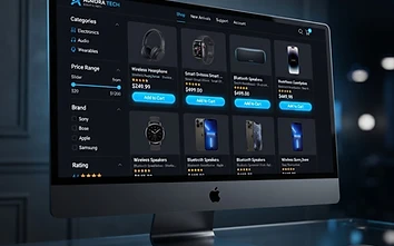 Concept design: E-Commerce Online Store
