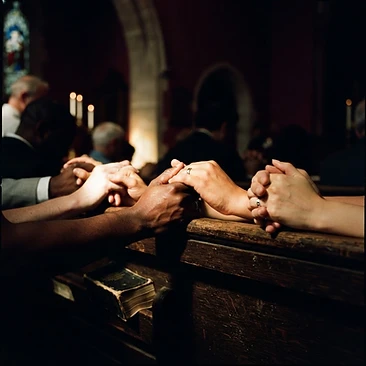 Hands Lifted in Prayer