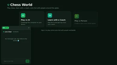 chess world template preview