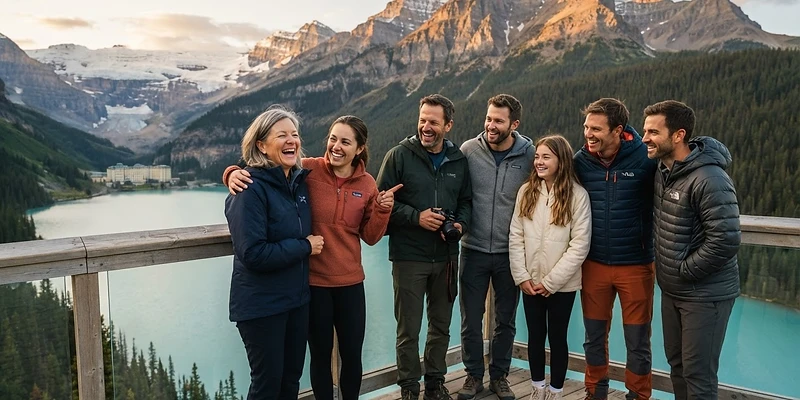 Private group tour in the Canadian Rockies