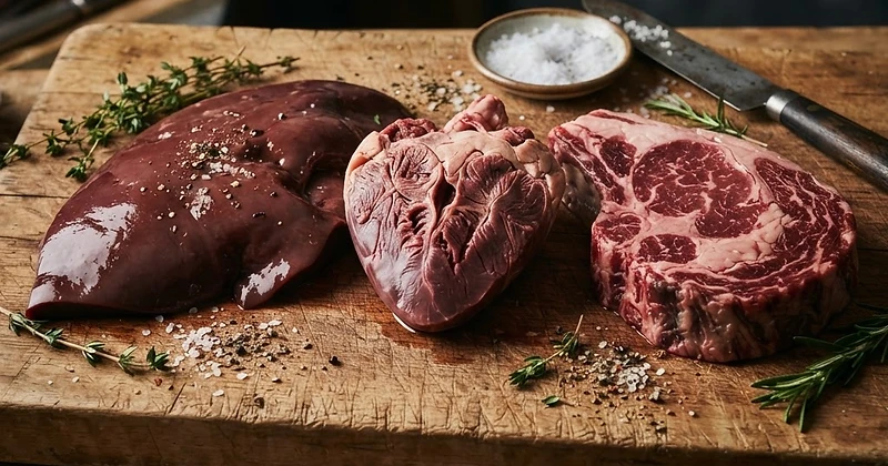 Organ Meats vs Muscle Meat: The Carnivore Nutrient Density and Micronutrient Guide