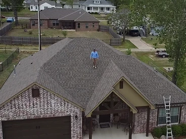 Completed roofing project