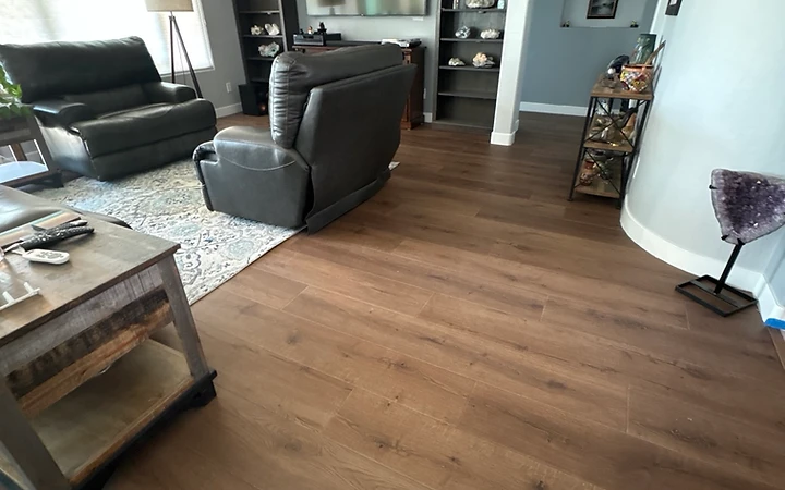 Luxury Vinyl flooring project by Gray's Flooring