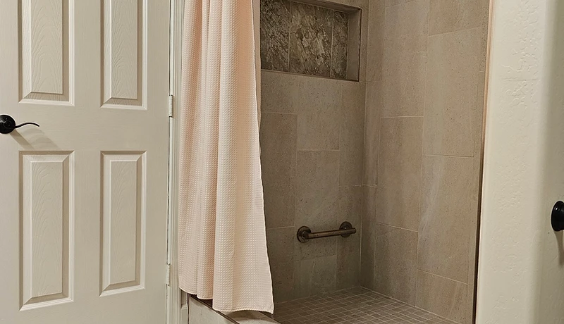 Custom Tile Showers project by Gray's Flooring