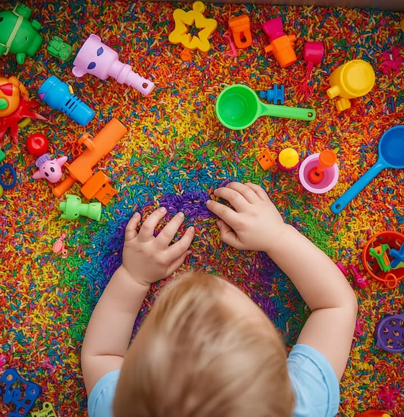 Children learning and playing together