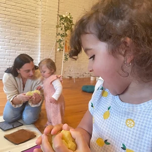 Sensory dough play